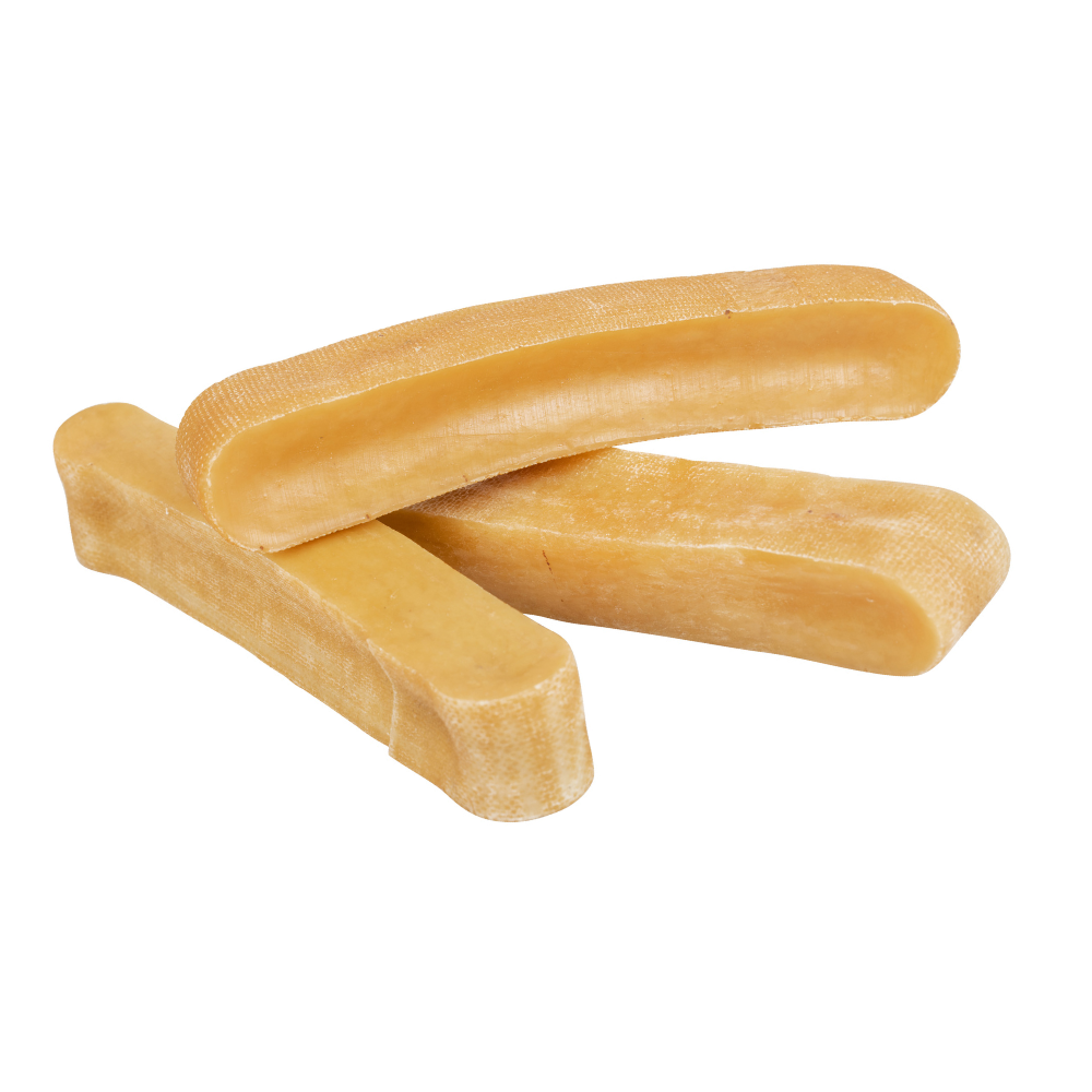 BluZone Pets XL Himalayan Cheese Chew for dogs 1 lb — yak and cow milk hard chew for large XL power chewer dogs, grain-free lactose-free no mess no odor