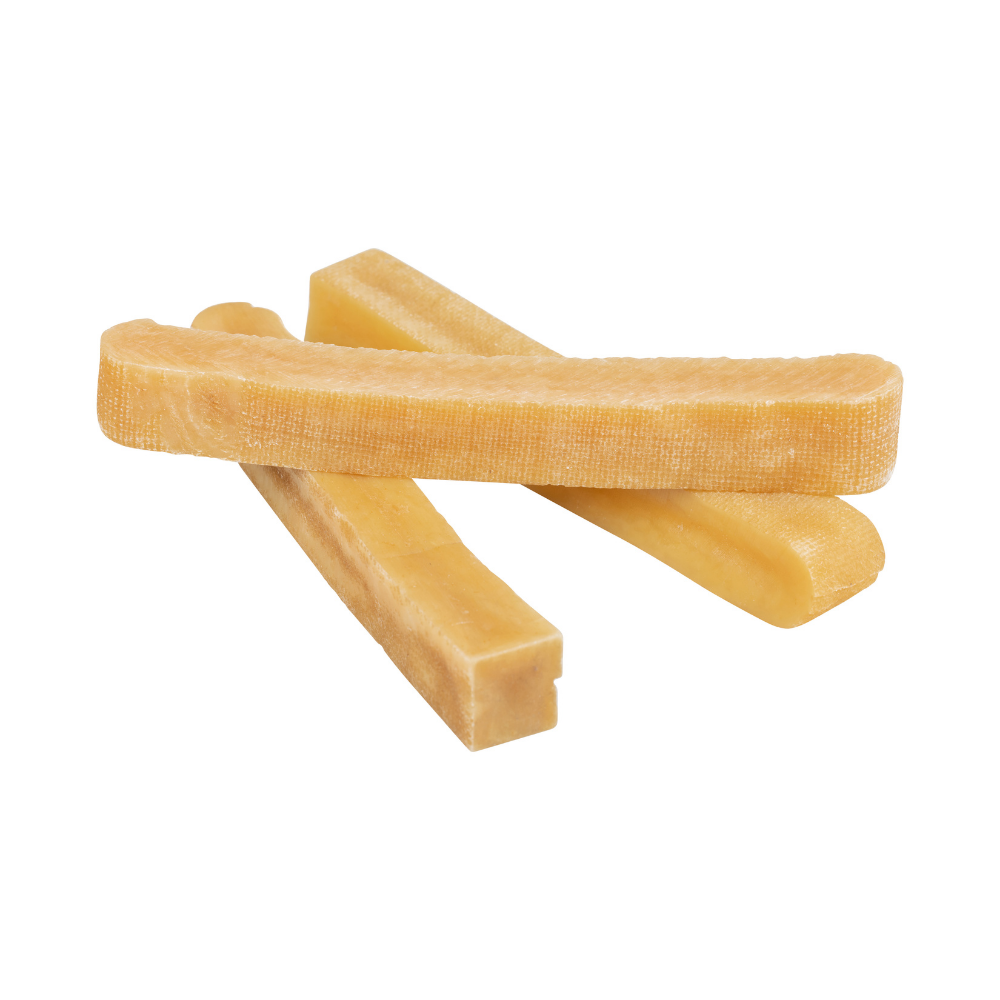 BluZone Pets Large Himalayan Cheese Chew for dogs 1 lb — yak and cow milk hard chew for medium to large dogs, grain-free lactose-free no mess no odor