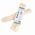 BluZone Pets Beef Cheek Slices large 8 pack — single-ingredient grass-fed collagen-rich slow-baked flat beef cheek chews for medium dogs, natural rawhide alternative