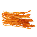 BluZone Pets Turkey Tendon Flossies 8 oz value bag — single-source natural turkey tendon dental chews for dogs, flat ribbon shape for between-teeth cleaning